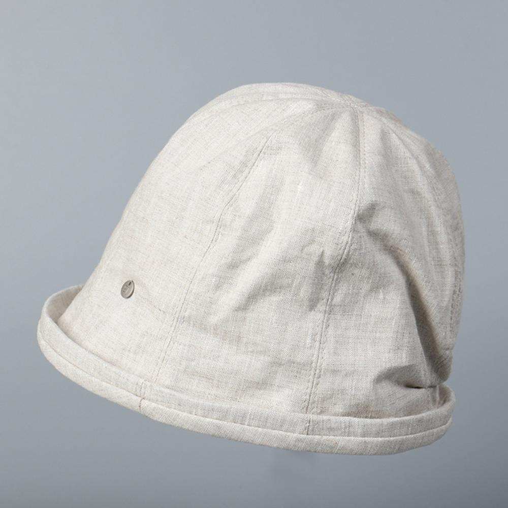 New Design Curled Edge Sun Hat Foldable Solid Color Visors Cap Linen Bucket Hat
New Design Curled Edge Sun Hat Foldable Solid Color Visors Cap Linen Bucket Hat