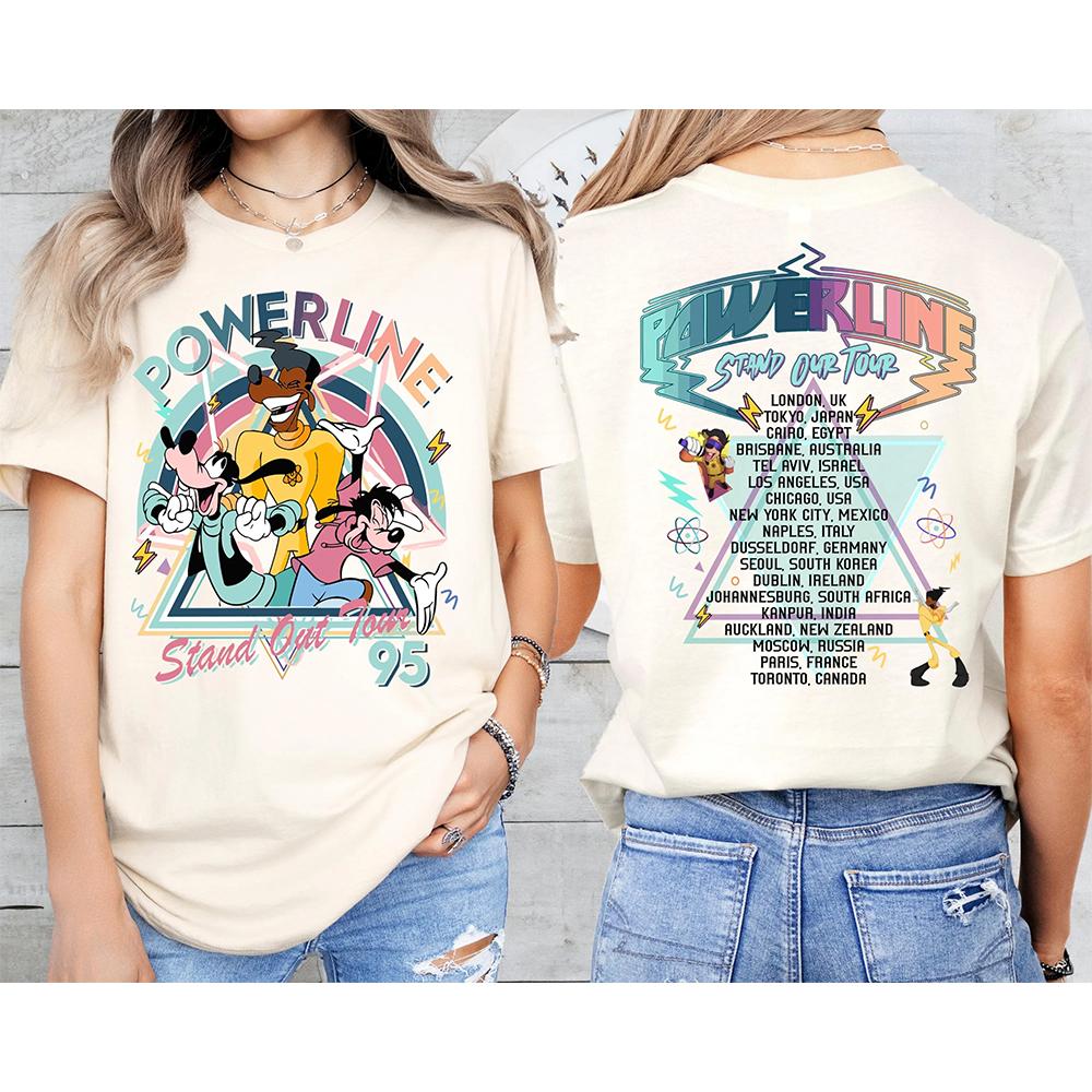 Men Women Fashion V-Neck Short Sleeved T-Shirt Goofy Movie Powerline T-Shirt Max Roxanne Shirt Family Fashion Casual Top XL
Men Women Fashion V-Neck Short Sleeved T-Shirt Goofy Movie Powerline T-Shirt Max Roxanne Shirt Family Fashion Casual Top XL