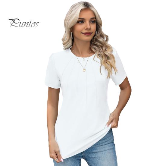 Женские летние топы с круглым вырезом, коротким рукавом, морщины, текстура, футболка, однотонные, свободный крой, эластичные топы, повседневная одежда XXL белый
Женские летние топы с круглым вырезом, коротким рукавом, морщины, текстура, футболка, однотонные, свободный крой, эластичные топы, повседневная одежда XXL белый