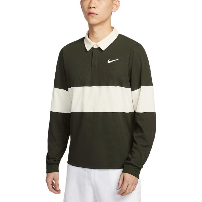 Nike Dri-FIT ADVCourt Slam SS25 Quick-Dry Sports Polo Long Sleeve Tennis Shirt Men Tops Redwood Light-Ivory White IB8142-355 S
Nike Dri-FIT ADVCourt Slam SS25 Quick-Dry Sports Polo Long Sleeve Tennis Shirt Men Tops Redwood Light-Ivory White IB8142-355 S