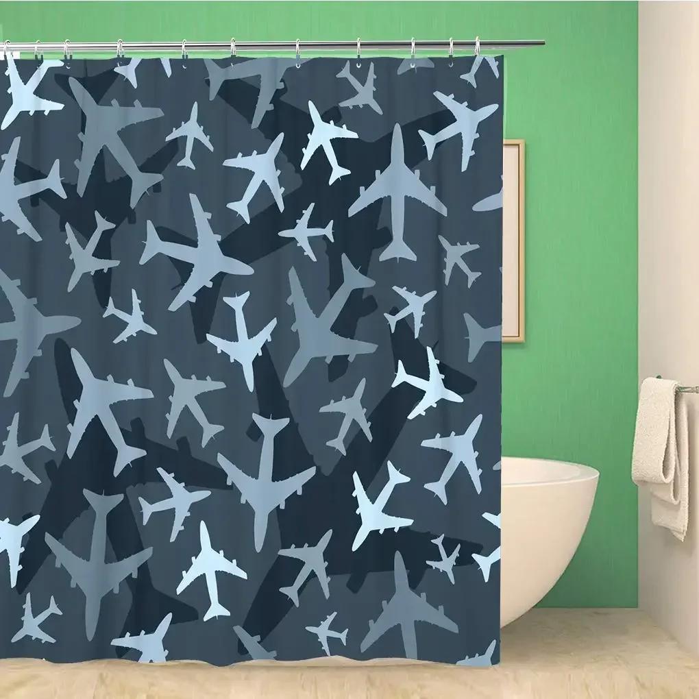 Airport Shower Curtain,Aviation Themed Illustration of Parked Airplanes Landed In Airfield,Polyester Fabric Bathroom Curtain Set 90x180cm-35x70in
Airport Shower Curtain,Aviation Themed Illustration of Parked Airplanes Landed In Airfield,Polyester Fabric Bathroom Curtain Set 90x180cm-35x70in