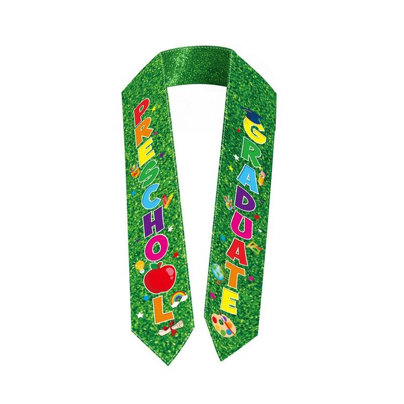 Graduated Satin Sash for Boys Girls Kindergarten Graduation Party Supplies Cute Print Etiquette Belt Photography Props Decor зелений
Graduated Satin Sash for Boys Girls Kindergarten Graduation Party Supplies Cute Print Etiquette Belt Photography Props Decor зелений
