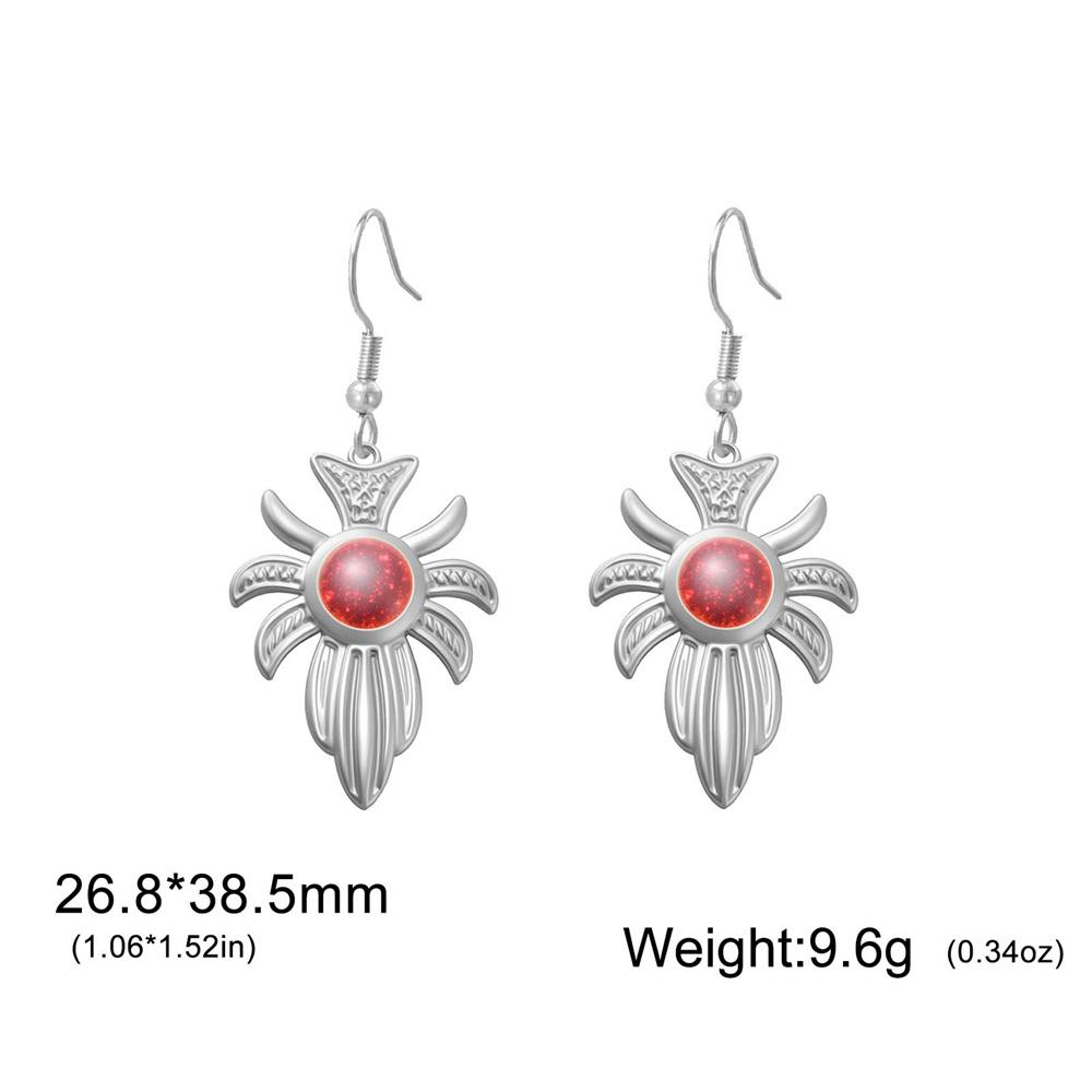 My Shape Vintage Leaves Artificial Ruby Drop Earrings for Women Girls Stainless Steel Dangle Earrings Fashion Jewelry Gifts
My Shape Vintage Leaves Artificial Ruby Drop Earrings for Women Girls Stainless Steel Dangle Earrings Fashion Jewelry Gifts