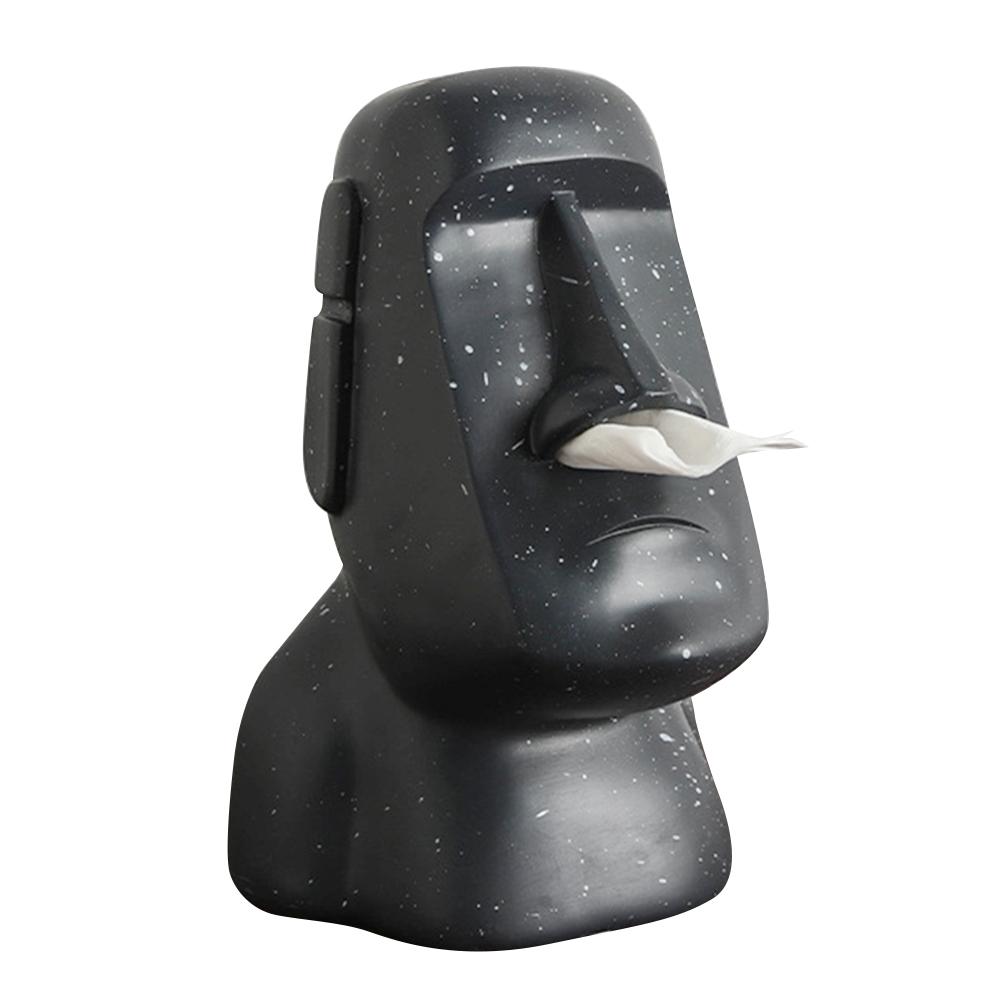 Stone Figure Tissue Box Waterproof Creative Tissue Container Environmentally Napkin Paper Holder Decoration for Home Living Room чорний
Stone Figure Tissue Box Waterproof Creative Tissue Container Environmentally Napkin Paper Holder Decoration for Home Living Room чорний