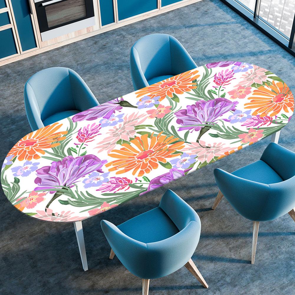 Waterproof Tablecloth Oil-Resistant Elastic Stretch Oval Fitted Table Cover for Kitchen Dining Wedding Party Outdoor Courtyard 91cmx152cm
Waterproof Tablecloth Oil-Resistant Elastic Stretch Oval Fitted Table Cover for Kitchen Dining Wedding Party Outdoor Courtyard 91cmx152cm