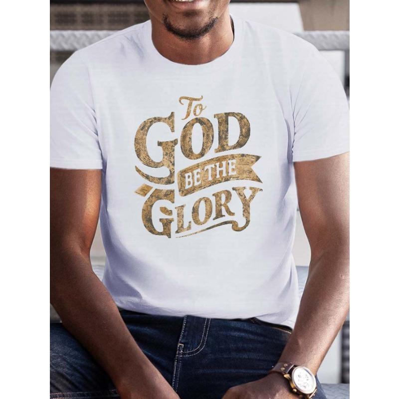 Plus Size Men s Summer T-shirt, God Glory Graphic Print Short Sleeve Tees Trend Casual Tops for Daily Life 4XL білий
Plus Size Men s Summer T-shirt, God Glory Graphic Print Short Sleeve Tees Trend Casual Tops for Daily Life 4XL білий