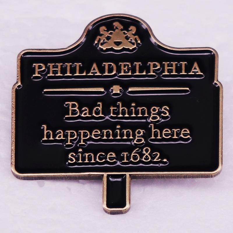 Philadelphia Vintage Road Sign Brooch
Philadelphia Vintage Road Sign Brooch