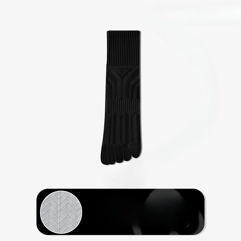 Мужские весенне-осенние спортивные носки для бега с амортизацией, нескользящей массажной подошвой, носки с пятью пальцами 1 pair чёрный
Мужские весенне-осенние спортивные носки для бега с амортизацией, нескользящей массажной подошвой, носки с пятью пальцами 1 pair чёрный