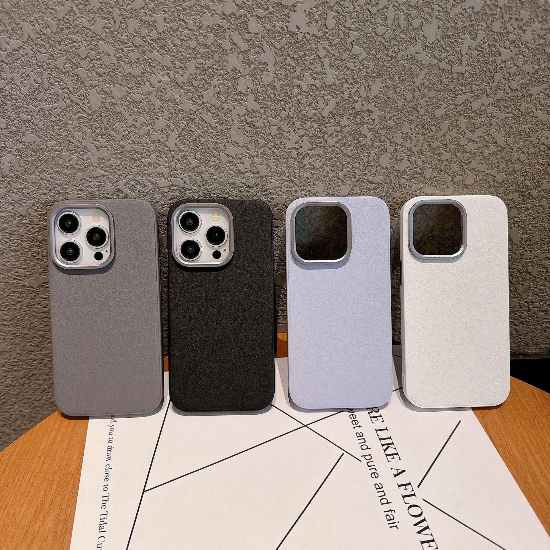 Suitable for Apple 15PROMAX Leather-textured Phone Cases, Iphone14 Metal Lens Rings, and 13-metal Button Protective Cases Apple 13Promax білий
Suitable for Apple 15PROMAX Leather-textured Phone Cases, Iphone14 Metal Lens Rings, and 13-metal Button Protective Cases Apple 13Promax білий