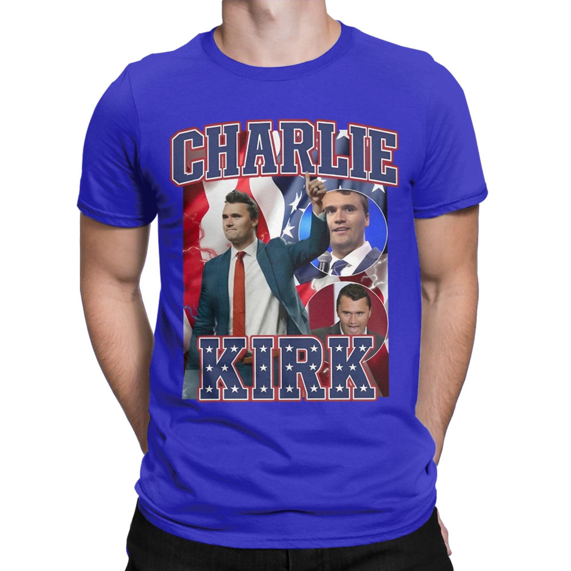 Charlie Kirk Bold Patriotic T-Shirts Men RIP Memorial 100% Cotton Tee Shirt Round Collar Short Sleeve T Shirt Plus Size Tops L
Charlie Kirk Bold Patriotic T-Shirts Men RIP Memorial 100% Cotton Tee Shirt Round Collar Short Sleeve T Shirt Plus Size Tops L