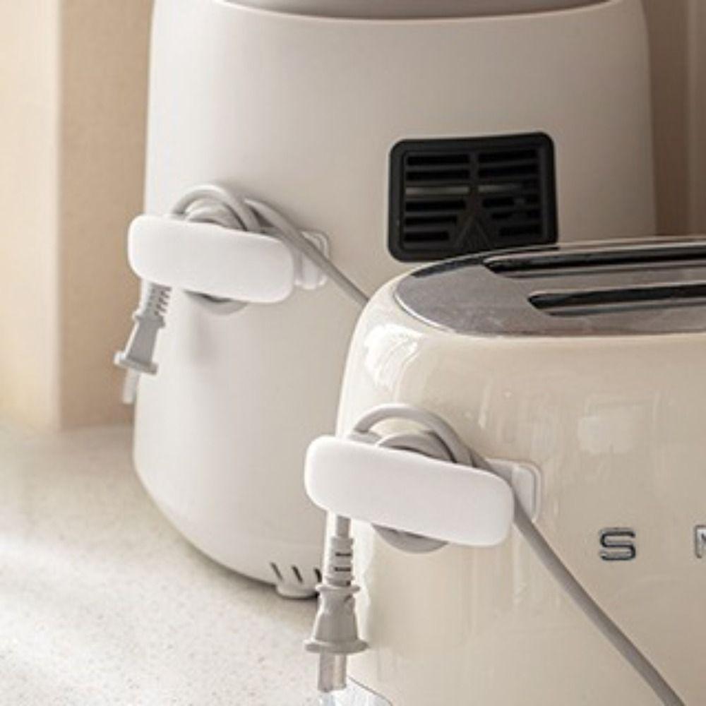 2 PCS Self-Adhesive Cord Hooks Silicone Appliance Stand Safety Cord Wire Organizer Home білий
2 PCS Self-Adhesive Cord Hooks Silicone Appliance Stand Safety Cord Wire Organizer Home білий