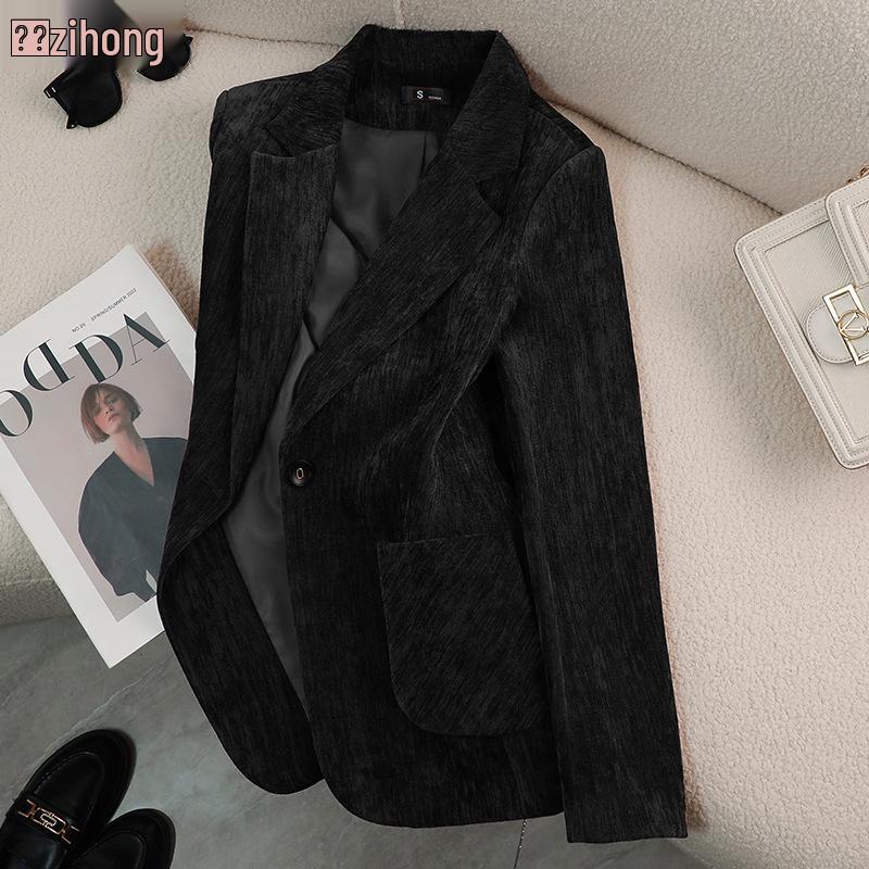 Zihong Women s Black Gold Velvet Tweed Suit Jacket - Autumn/Winter 2024 Collection Large
Zihong Women s Black Gold Velvet Tweed Suit Jacket - Autumn/Winter 2024 Collection Large
