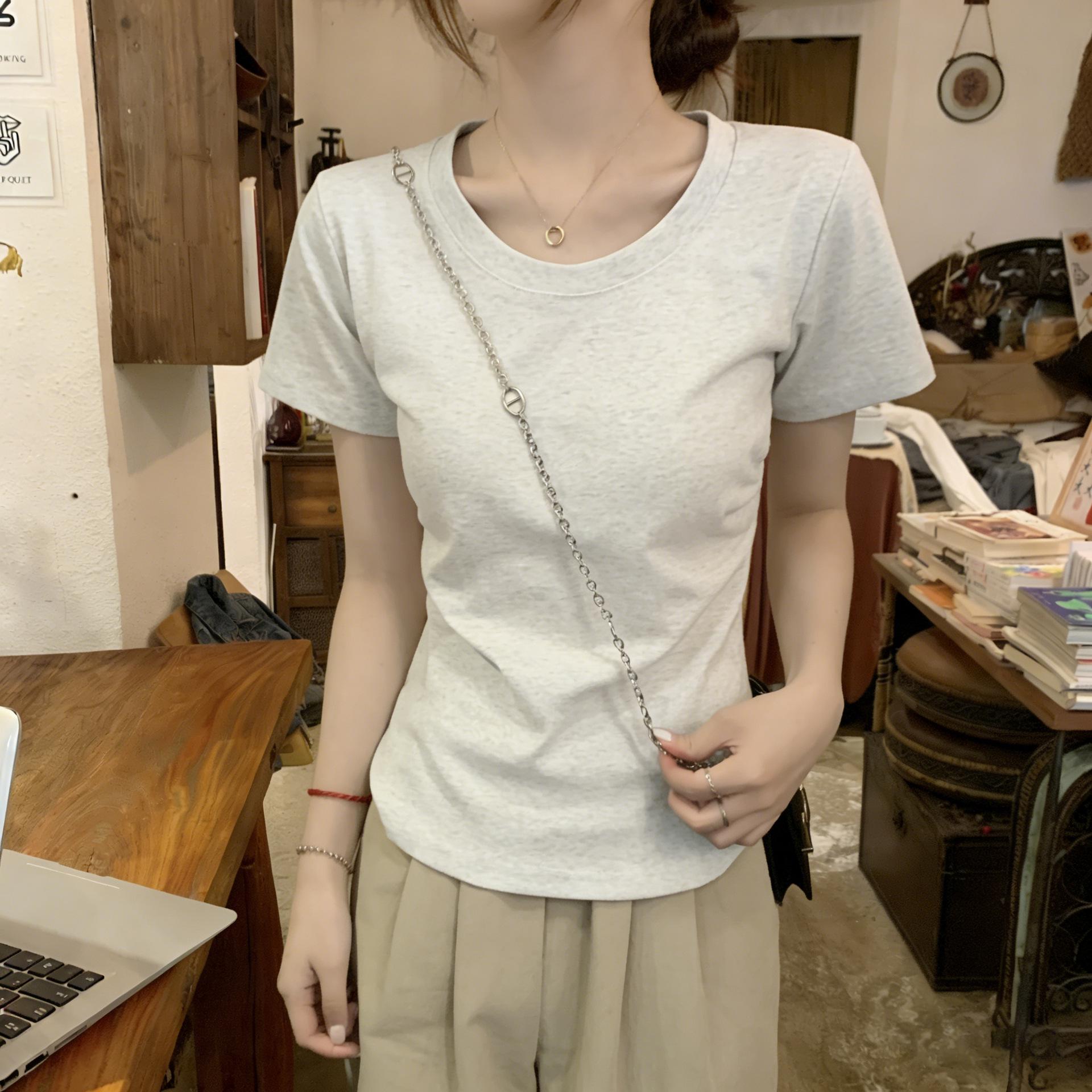 Ash White Women s Slimming Round Neck Short-Sleeve T-Shirt - New American Style, Waist-Cinching, Plus Size, Flaw-Hiding. XL Plus сірий колір
Ash White Women s Slimming Round Neck Short-Sleeve T-Shirt - New American Style, Waist-Cinching, Plus Size, Flaw-Hiding. XL Plus сірий колір