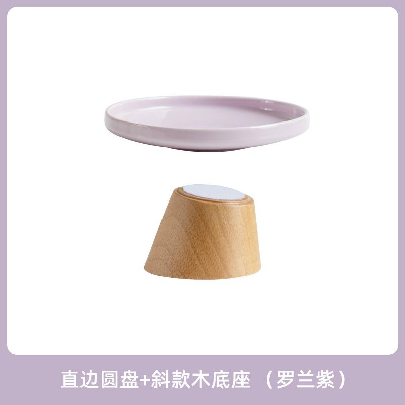 Solid Wood Ceramic Cat Dog Bowl Elevated Neck Protection High Raised Anti Spill Food Water Dish Feeding Stand for Pets
Solid Wood Ceramic Cat Dog Bowl Elevated Neck Protection High Raised Anti Spill Food Water Dish Feeding Stand for Pets