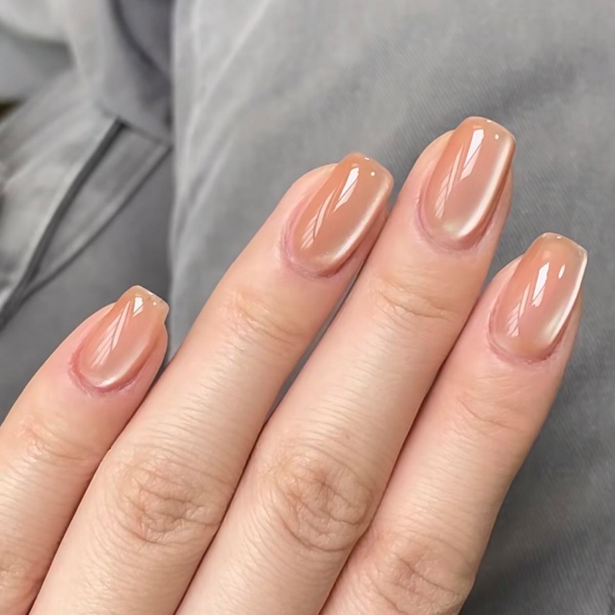 Cat Eye Orange Ice Transparent Press-On Nails 10-Piece Set - High-End, Handmade False Nail Tips for Manicure XS (Includes Toolkit)
Cat Eye Orange Ice Transparent Press-On Nails 10-Piece Set - High-End, Handmade False Nail Tips for Manicure XS (Includes Toolkit)