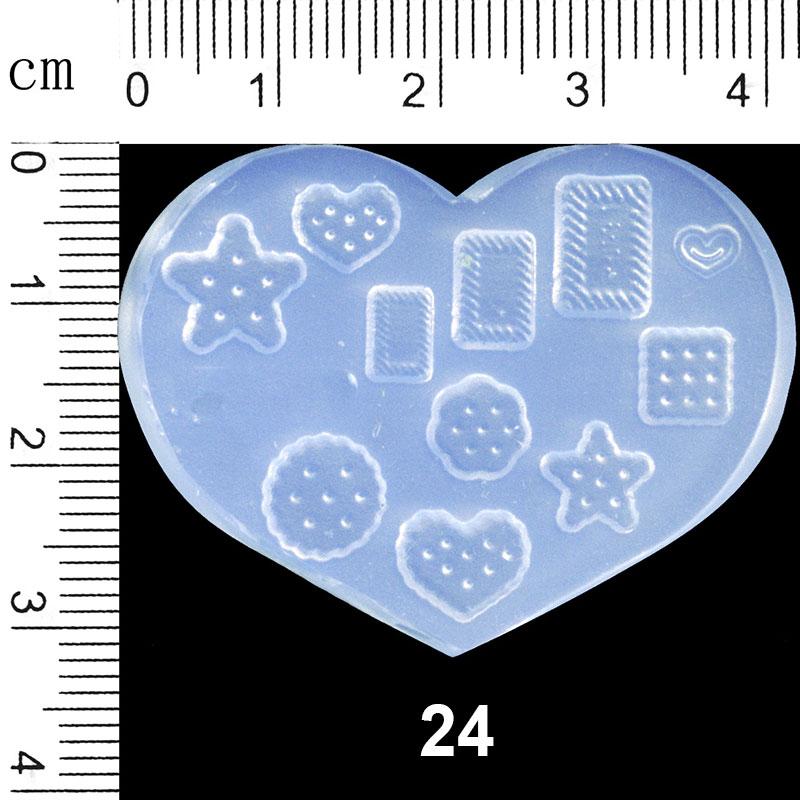 Силиконовая форма для DIY Mini UV смолы эпоксидной смолы кабошоны формы для литья смолы 3d украшения для ногтей печенье шоколад формы для выпечки