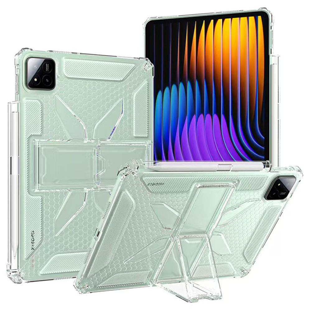 Чохол для планшета Xiaomi Pad 7 Pro/Pad 7 із прозорою підставкою, ударостійкий, TPU+PC, з гніздом для ручки As Shown A
Чохол для планшета Xiaomi Pad 7 Pro/Pad 7 із прозорою підставкою, ударостійкий, TPU+PC, з гніздом для ручки As Shown A