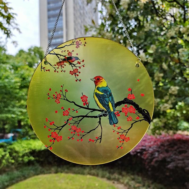 Акриловые цветные птицы, ловцы солнца, подвесные украшения для окна, подарок на новоселье, сад, подвесное художественное украшение на стену
Акриловые цветные птицы, ловцы солнца, подвесные украшения для окна, подарок на новоселье, сад, подвесное художественное украшение на стену