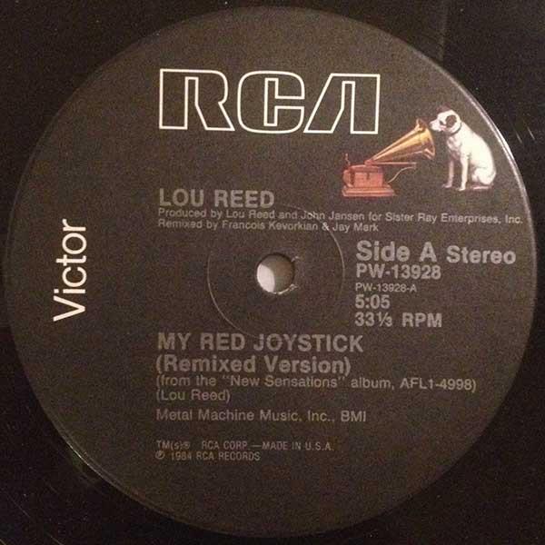 12inch Record LOU REED - My Red Joystick PW13928 RCA Victor 1984 US Dance & Electronica Used
12inch Record LOU REED - My Red Joystick PW13928 RCA Victor 1984 US Dance & Electronica Used