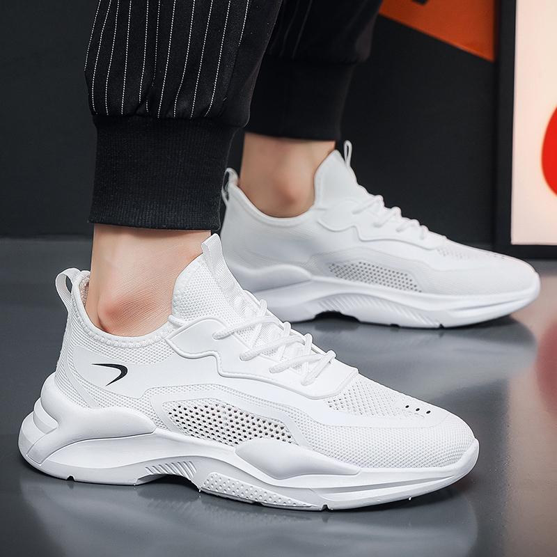 Мужская модная повседневная летняя дышащая летающая тканая спортивная обувь, нескользящие легкие прогулочные дезодорирующие спортивные кроссовки для бега
Мужская модная повседневная летняя дышащая летающая тканая спортивная обувь, нескользящие легкие прогулочные дезодорирующие спортивные кроссовки для бега