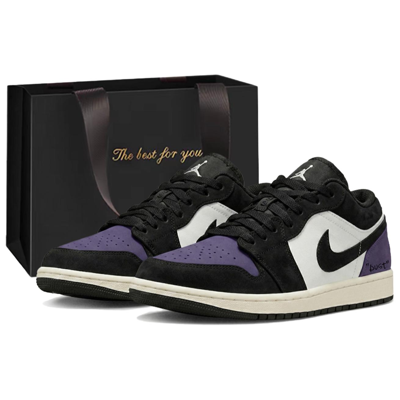 Jordan Air Jordan 1 Low top Vintage Basketball Shoes Unisex Black Purple II3788-003(Team59-) 45
Jordan Air Jordan 1 Low top Vintage Basketball Shoes Unisex Black Purple II3788-003(Team59-) 45