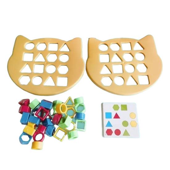 1 набор игра на сопоставление геометрических форм для малышей, мальчиков и девочек, тренировка логики и концентрации, изучение цветов и форм, развивающая игрушка, интерактивная настольная игра-пазл для нескольких игроков A
1 набор игра на сопоставление геометрических форм для малышей, мальчиков и девочек, тренировка логики и концентрации, изучение цветов и форм, развивающая игрушка, интерактивная настольная игра-пазл для нескольких игроков A