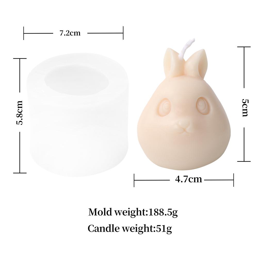Cute Cartoon Animal Rabbit Silicone Candle Mold Craft Bunny Head Easter Gift Making Tool Resin Soap Mould Home Fragrance
Cute Cartoon Animal Rabbit Silicone Candle Mold Craft Bunny Head Easter Gift Making Tool Resin Soap Mould Home Fragrance