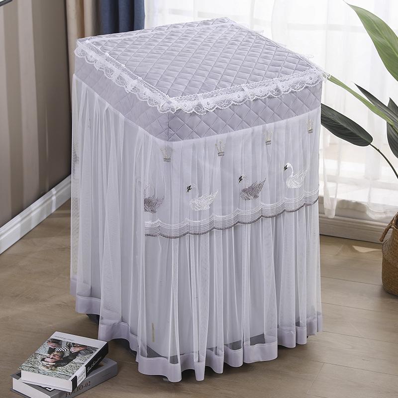 Чехол для стиральной машины с активатором, Пылезащитный чехол из кружевной ткани, Универсальный утолщенный чехол, Пылезащитный чехол из ткани upper open lid zipper 55 * 57 * 85cm
Чехол для стиральной машины с активатором, Пылезащитный чехол из кружевной ткани, Универсальный утолщенный чехол, Пылезащитный чехол из ткани upper open lid zipper 55 * 57 * 85cm