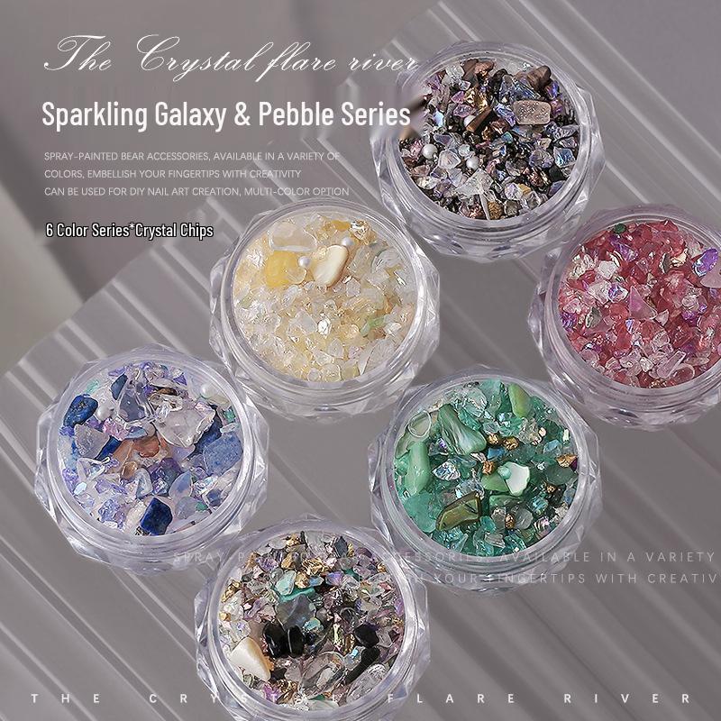 Aurora Galaxy Nail Art Sequins - Iridescent Starry Sky & Crystal Shimmer Decorations
Aurora Galaxy Nail Art Sequins - Iridescent Starry Sky & Crystal Shimmer Decorations