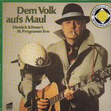 LP Record DIETRICH KITTNER Dem Volk Aufs Maul Dietrich Kittne 881856 plne 1979 Germany Soundtracks Musicals Used
LP Record DIETRICH KITTNER Dem Volk Aufs Maul Dietrich Kittne 881856 plne 1979 Germany Soundtracks Musicals Used