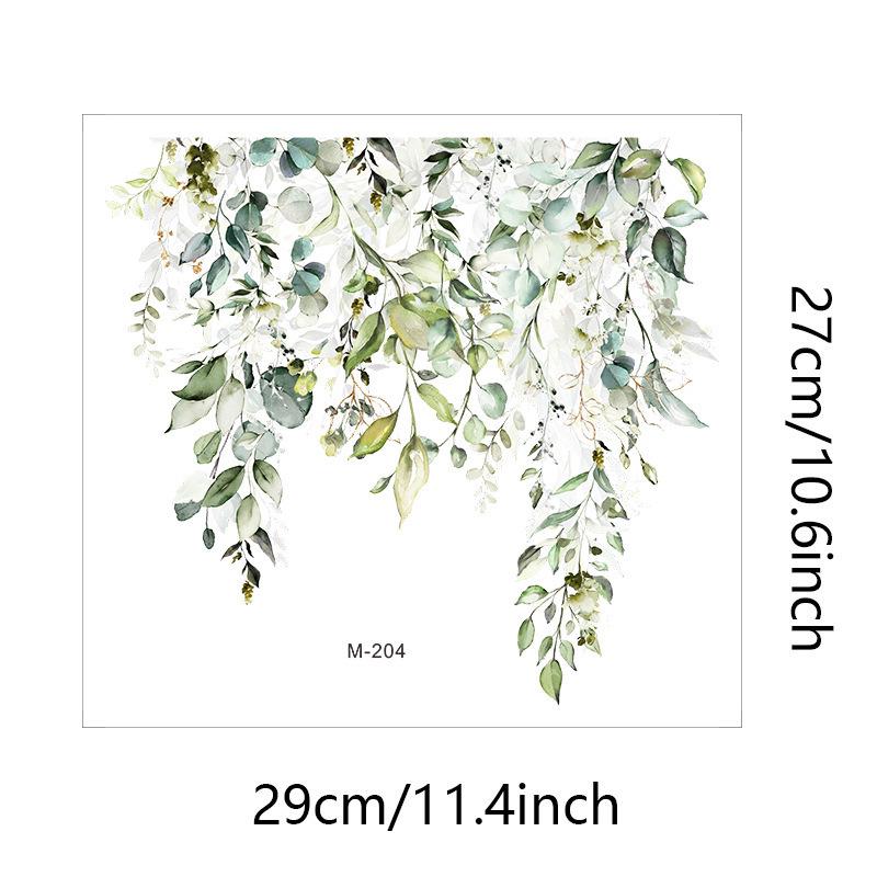 Tropical Green Plant Leaf Bathroom Wall Sticker - Self-Adhesive Home Decor
Tropical Green Plant Leaf Bathroom Wall Sticker - Self-Adhesive Home Decor