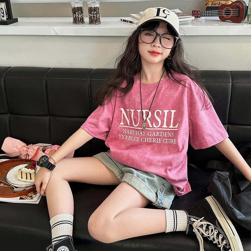 2024 Trendy Short-Sleeved Loose Summer T-Shirt for Girls - Fashionable Long Tee for Kids 140 cm
2024 Trendy Short-Sleeved Loose Summer T-Shirt for Girls - Fashionable Long Tee for Kids 140 cm