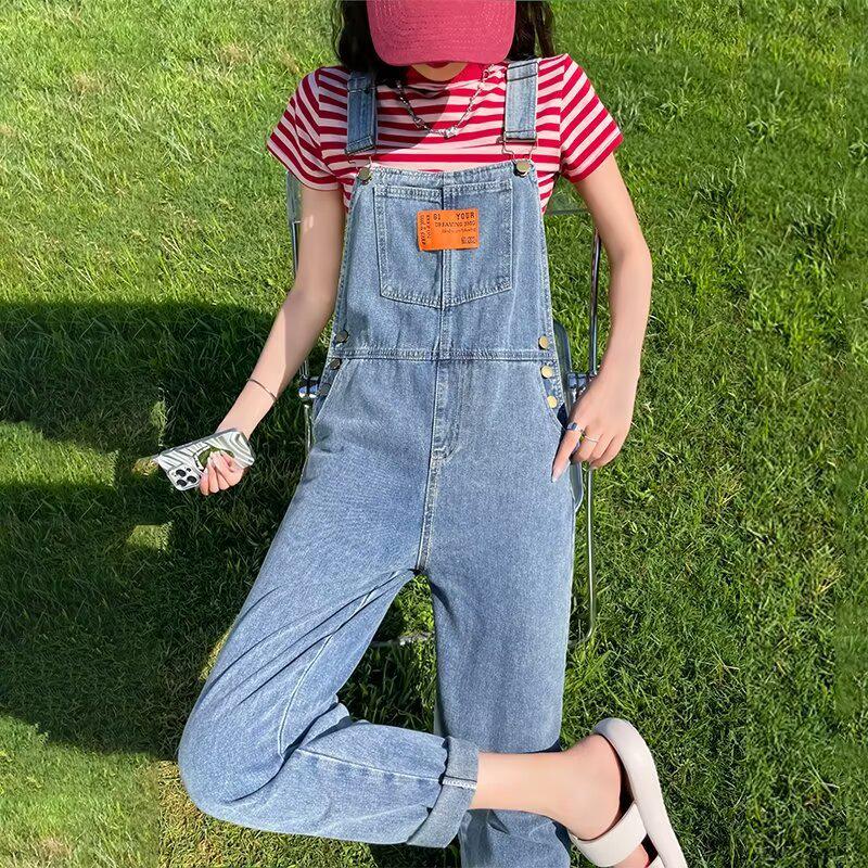 Retro Korean Style Women s Denim Overalls: Autumn Loose Straight Leg Slimming Jumpsuit 5XL
Retro Korean Style Women s Denim Overalls: Autumn Loose Straight Leg Slimming Jumpsuit 5XL