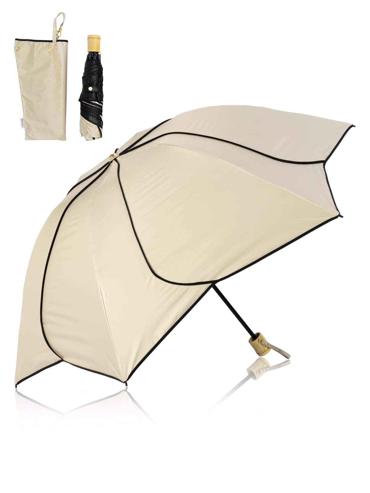 KIZAWA UV Зонт-наоборот Полностью складной Уровень 5 Водоотталкивающий Зонт от солнца и дождя от жары Для солнца и бамбукового дня 55 см 6 спиц x Зонт,
KIZAWA UV Зонт-наоборот Полностью складной Уровень 5 Водоотталкивающий Зонт от солнца и дождя от жары Для солнца и бамбукового дня 55 см 6 спиц x Зонт,