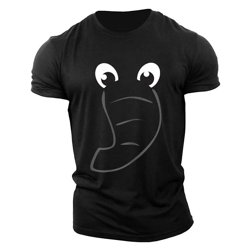 New Funny Elephant Graphic Print T-shirts Clothing Casual Men s Short-sleeved Tee Summer Big Size Men s Round-neck T Shirt S
New Funny Elephant Graphic Print T-shirts Clothing Casual Men s Short-sleeved Tee Summer Big Size Men s Round-neck T Shirt S