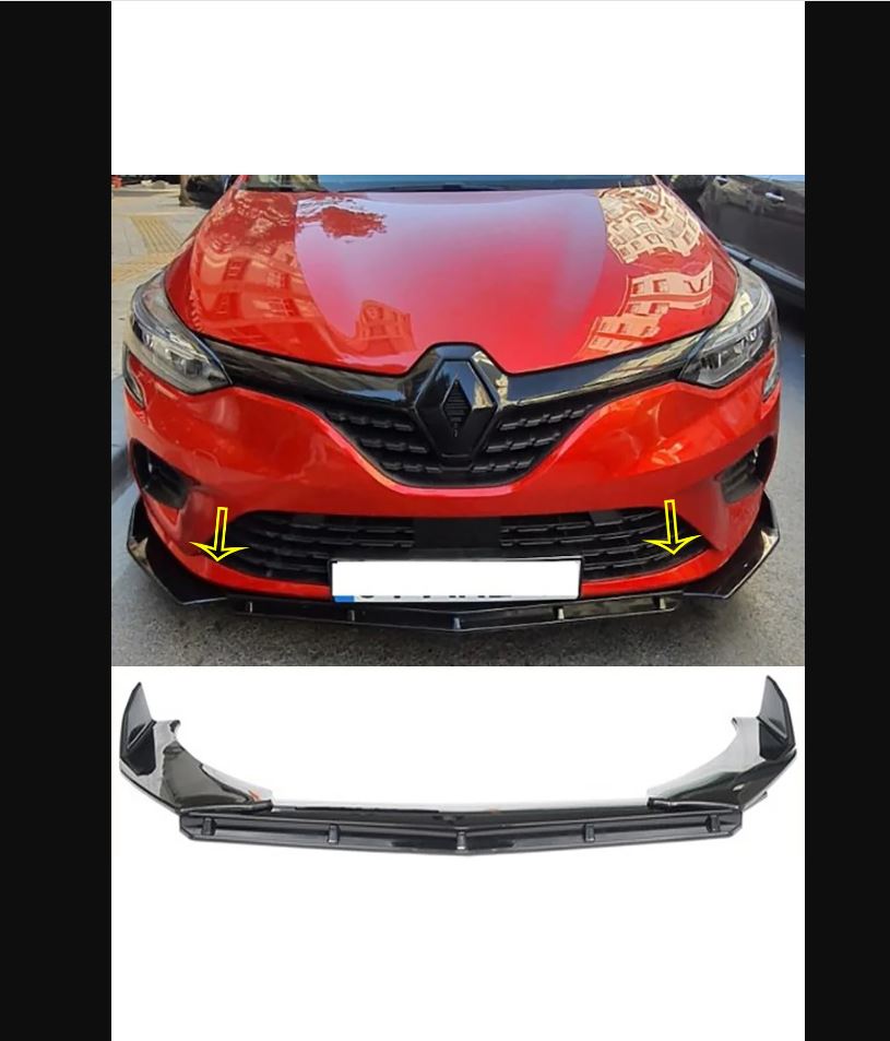 Front Bumper Lip Extension Splitter For Renault Clio 5 2019 To 2022 - Styling Modfiy Chrome Side Skirts Diffuser Spoiler Mirror
Front Bumper Lip Extension Splitter For Renault Clio 5 2019 To 2022 - Styling Modfiy Chrome Side Skirts Diffuser Spoiler Mirror