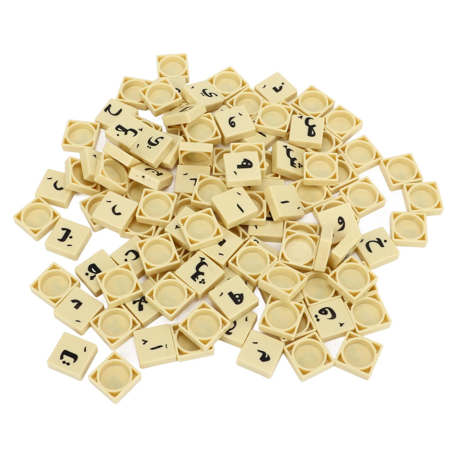 110PCS Plastic Chess Pieces Arabic Letter Crossword Tiles Table Board Game Accessories
110PCS Plastic Chess Pieces Arabic Letter Crossword Tiles Table Board Game Accessories