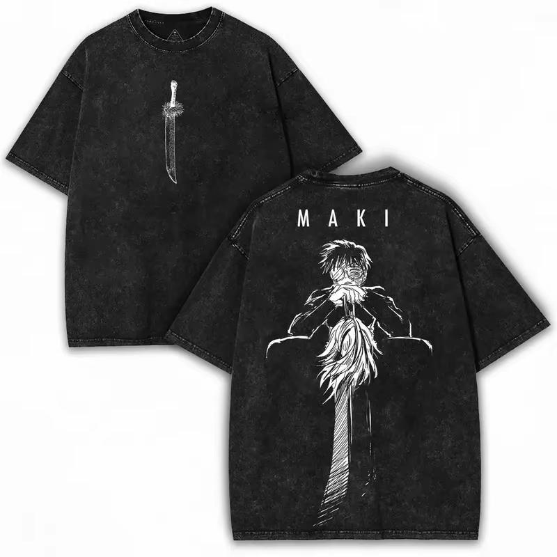 Maki Zenin Jujutsu Kaisen Manga Graphic T Shirt Vintage Washed Tshirt Men Women Clothing Cotton Short Sleeve Tees L
Maki Zenin Jujutsu Kaisen Manga Graphic T Shirt Vintage Washed Tshirt Men Women Clothing Cotton Short Sleeve Tees L
