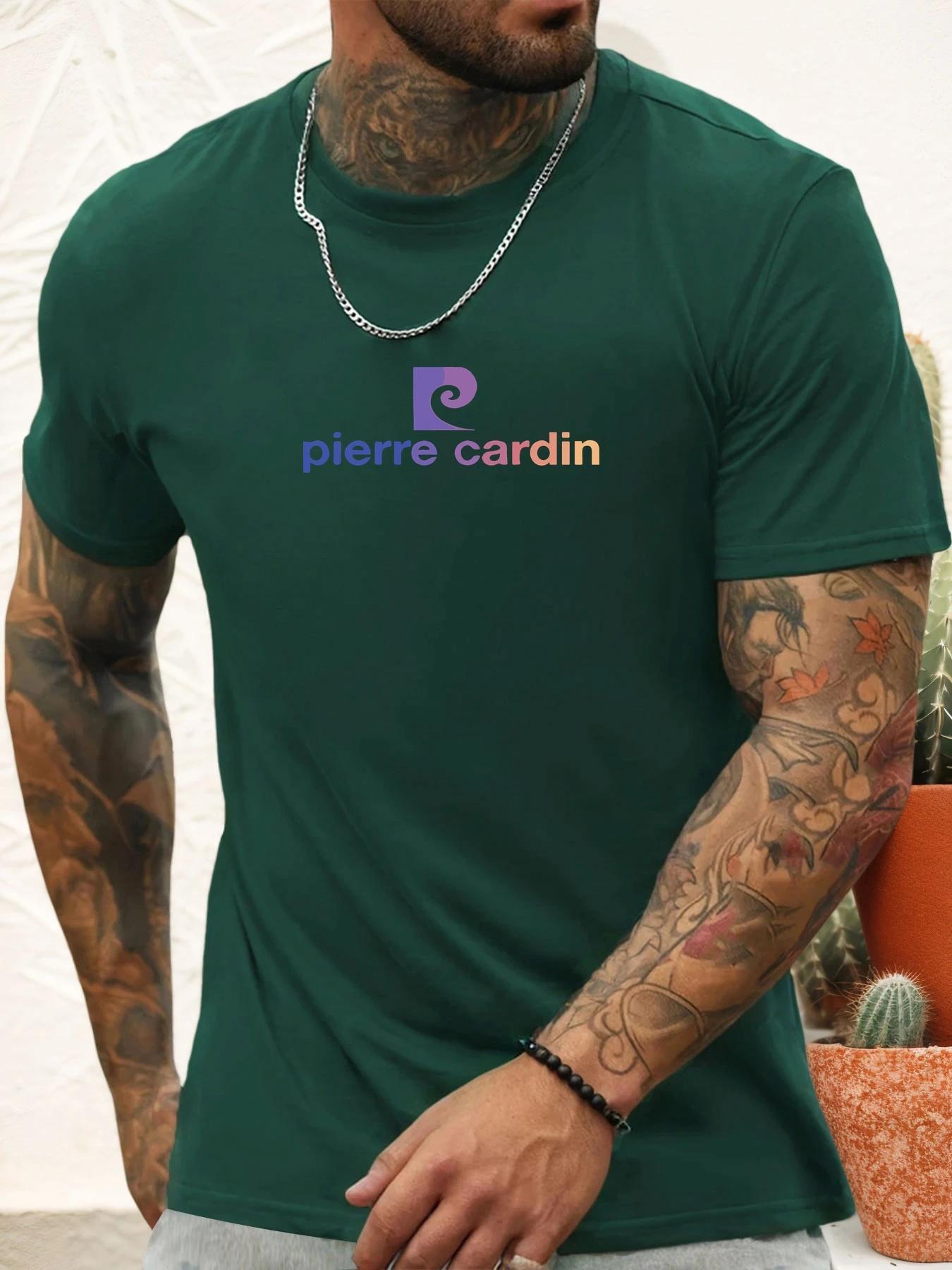 Short Sleeve TShirt Pierre Cardin Mens 100 Cotton Pattern Printed Shirt Summer Round Neck Breathable Casual Fashion Cool Tees 4XL
Short Sleeve TShirt Pierre Cardin Mens 100 Cotton Pattern Printed Shirt Summer Round Neck Breathable Casual Fashion Cool Tees 4XL