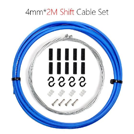TRLREQ 2m/2.5m Wire For Bicycle Bike Shifters Derailleur Brake Cables Shift Cable 4mm/5mm MTB Road Bike Shifter Brake Cable Line Shift Blue 4mm
TRLREQ 2m/2.5m Wire For Bicycle Bike Shifters Derailleur Brake Cables Shift Cable 4mm/5mm MTB Road Bike Shifter Brake Cable Line Shift Blue 4mm