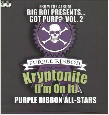 12inch Record PURPLE RIBBON ALLSTARS - Kryptonite (I m On It) 094633404014 Virgin 2006 US Rap & Hip-Hop/R&B Used
12inch Record PURPLE RIBBON ALLSTARS - Kryptonite (I m On It) 094633404014 Virgin 2006 US Rap & Hip-Hop/R&B Used