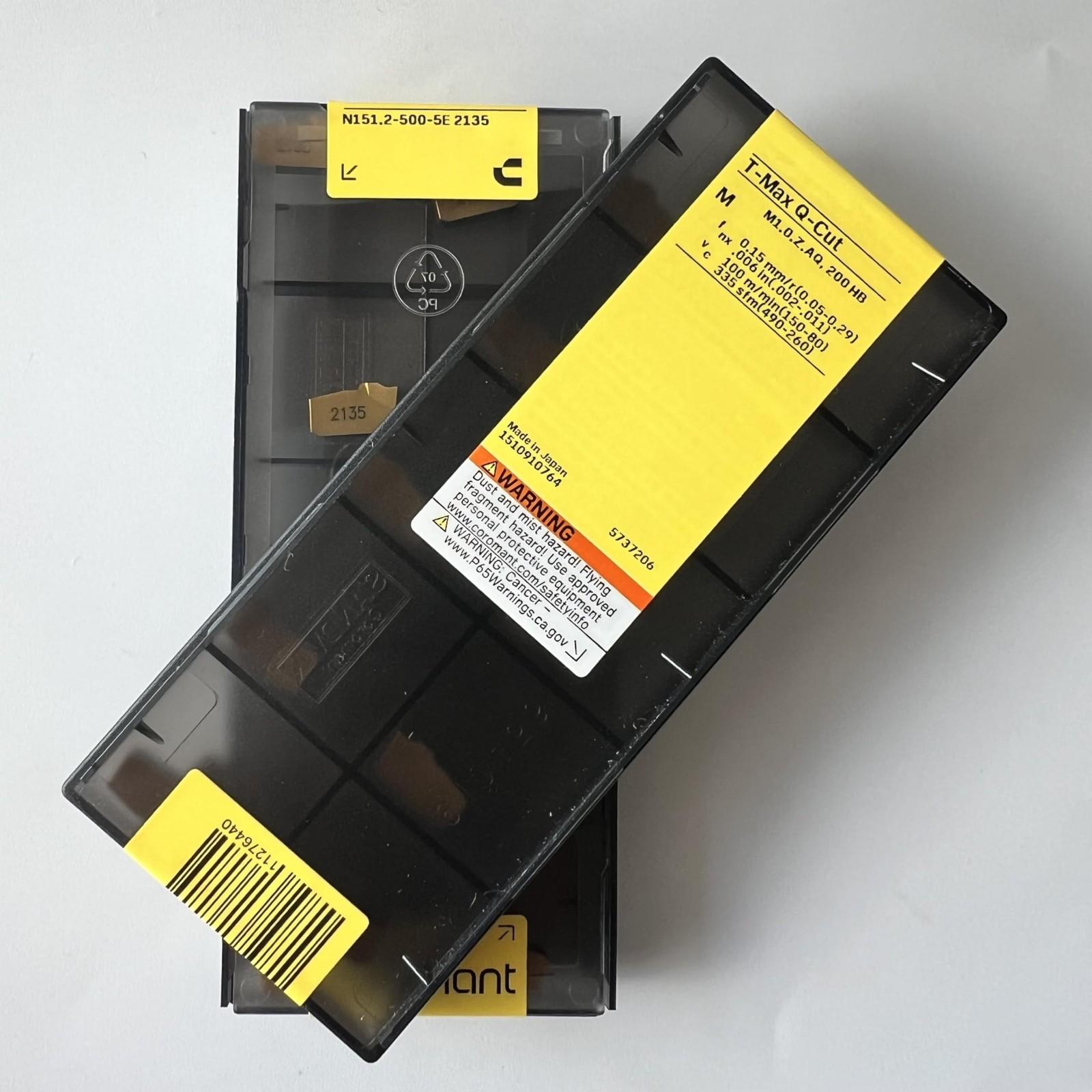 SANDVIK / N151.2-500-5E 2135 / Original Swedish hard alloy blade 10 Pcs
SANDVIK / N151.2-500-5E 2135 / Original Swedish hard alloy blade 10 Pcs