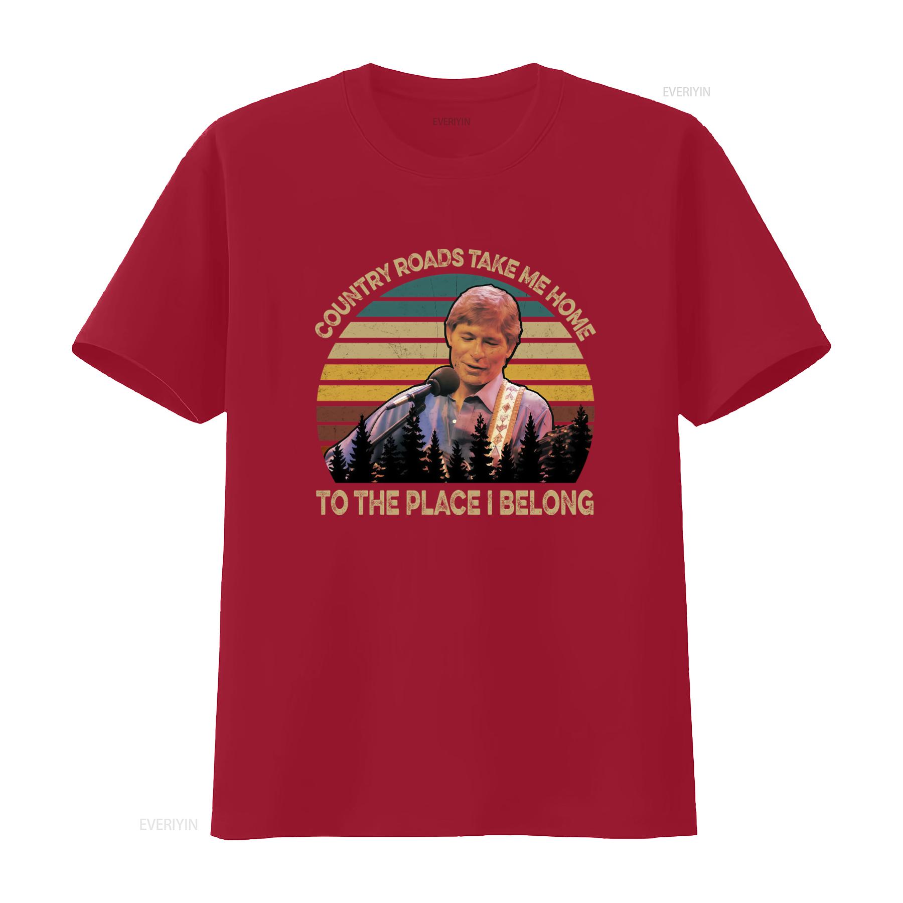 Denver Country Roads Take Me Home John To The Place I Belong Music Fans T Shirt Retro Design vintage Washed Soft fashion S
Denver Country Roads Take Me Home John To The Place I Belong Music Fans T Shirt Retro Design vintage Washed Soft fashion S