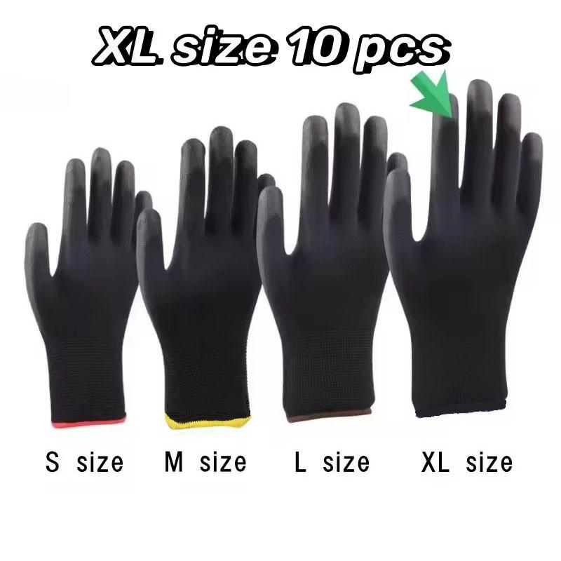 10 Pairs Durable Safety Gloves - Anti-Slip, Wear-Resistant, ESD Protection for Gardening & Woodworking 10Pairs XL
10 Pairs Durable Safety Gloves - Anti-Slip, Wear-Resistant, ESD Protection for Gardening & Woodworking 10Pairs XL