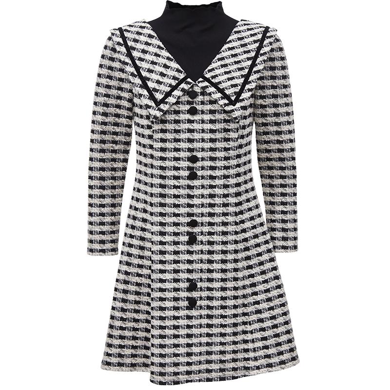 VEROMODA Elegant Plaid Faux Two-Piece Mini Dress S
VEROMODA Elegant Plaid Faux Two-Piece Mini Dress S