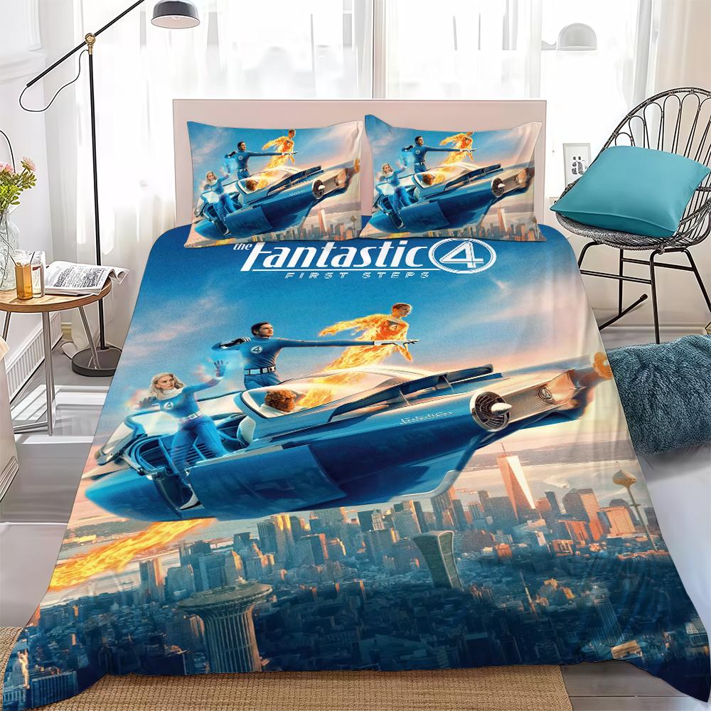 The F-Fantastic 4 First S-Step Duvet Cover Set Home Style Bedding Soft Laundry Cotton Bed 3 Piece Set Student Dormitory Gift 135x200cm
The F-Fantastic 4 First S-Step Duvet Cover Set Home Style Bedding Soft Laundry Cotton Bed 3 Piece Set Student Dormitory Gift 135x200cm