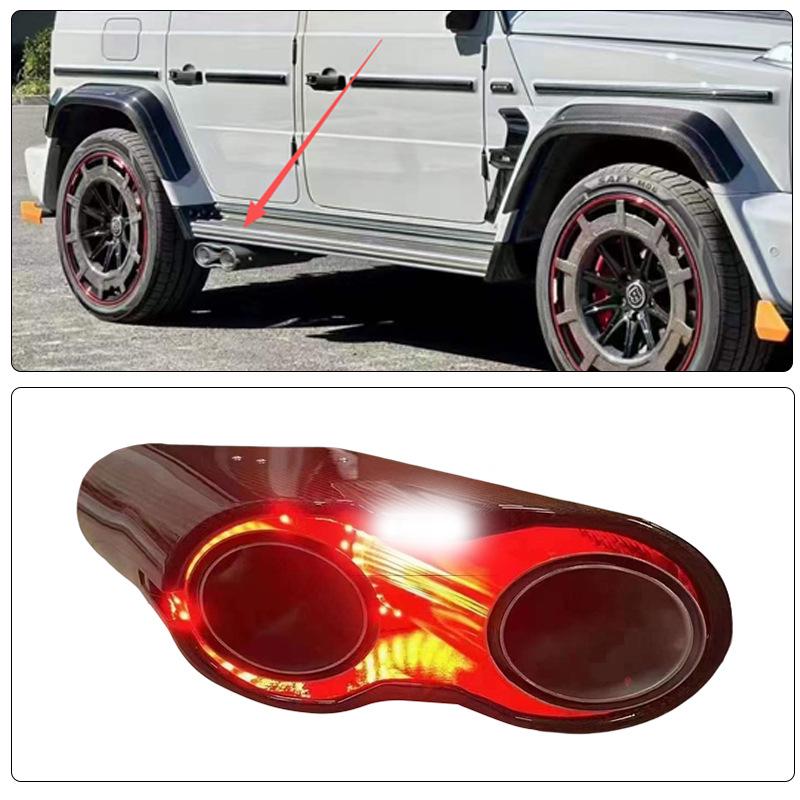 Stainless Steel Exhaust Modification for Mercedes G-Class: Fits G500, G550, and G63 Models. Carbon Fiber Stainless Steel
Stainless Steel Exhaust Modification for Mercedes G-Class: Fits G500, G550, and G63 Models. Carbon Fiber Stainless Steel