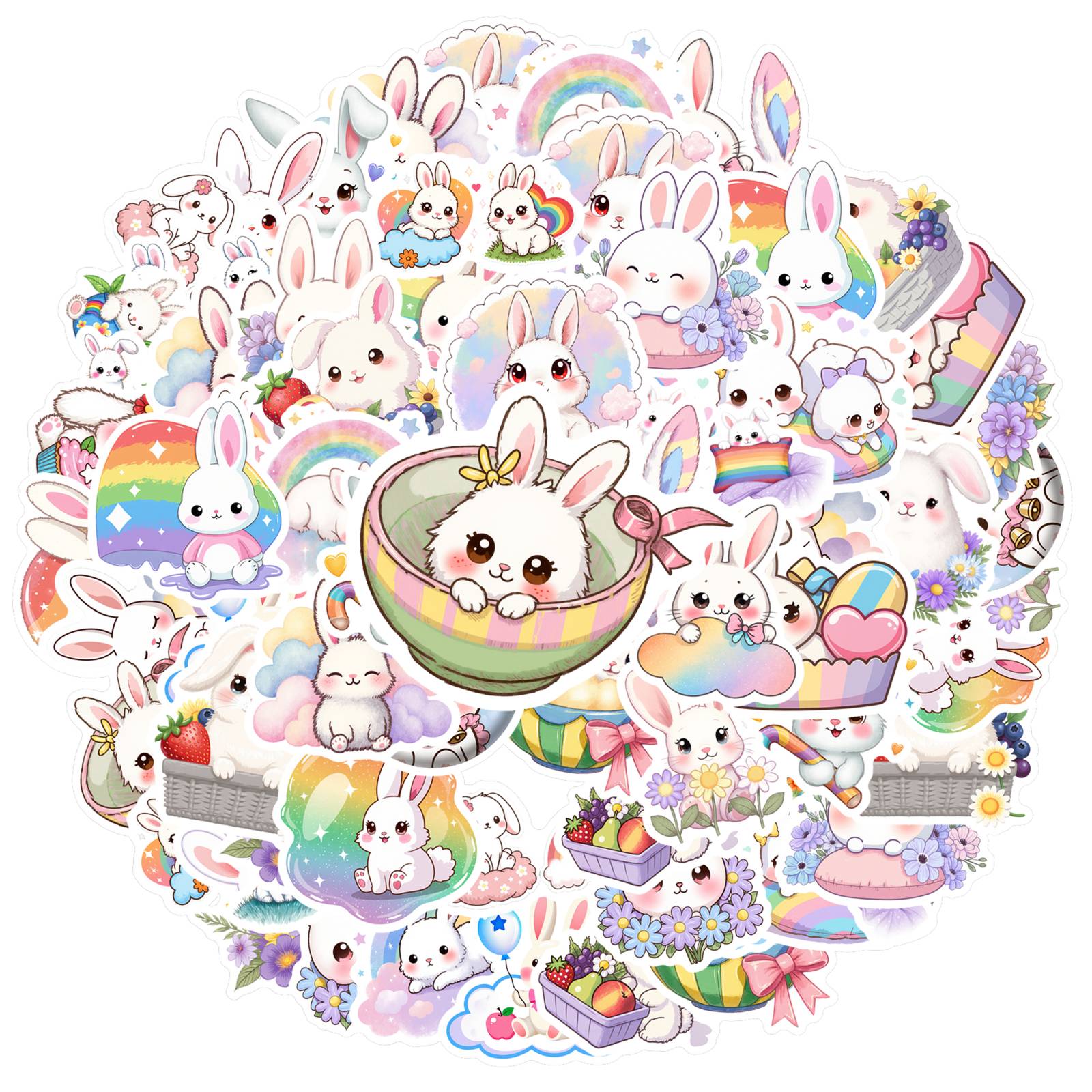 35pcs Pastel Flowers Stickers Playful Bunny DIY Stickers Stickers For Guitar DIY Skateboard Laptop Luggage Decor DIY
35pcs Pastel Flowers Stickers Playful Bunny DIY Stickers Stickers For Guitar DIY Skateboard Laptop Luggage Decor DIY