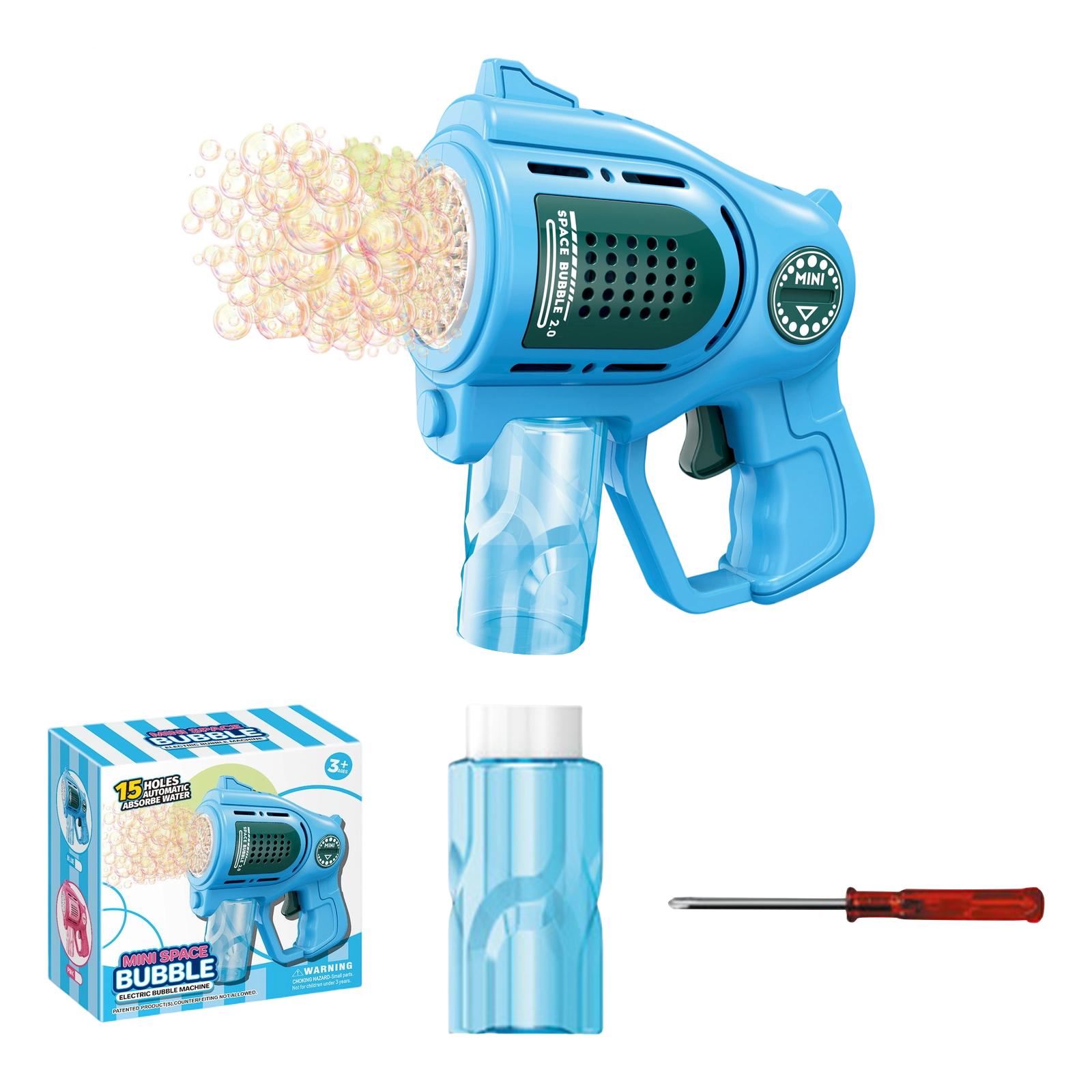 Mini Bubble Machine Electric Bubble Blower Automatic Bubble Gun Toy with Music Multiple Bubble Holes Outdoor Play for Kids and Family One Size
Mini Bubble Machine Electric Bubble Blower Automatic Bubble Gun Toy with Music Multiple Bubble Holes Outdoor Play for Kids and Family One Size