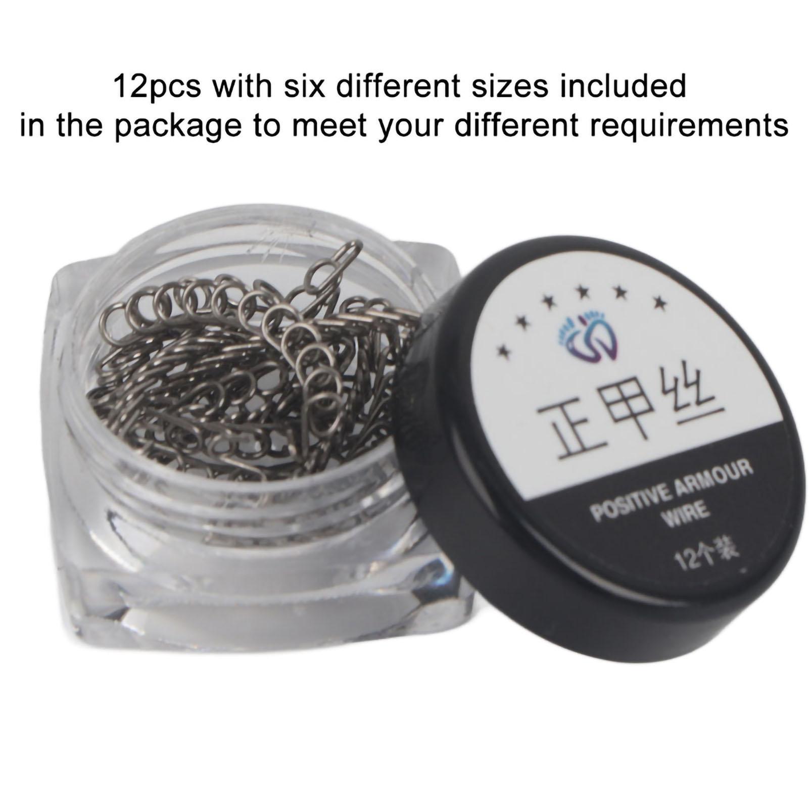 12Pcs/Box Toenail Correction Tool 6 Sizes Ingrown Wire Fixer Toe Nail Recover Foot Care
12Pcs/Box Toenail Correction Tool 6 Sizes Ingrown Wire Fixer Toe Nail Recover Foot Care